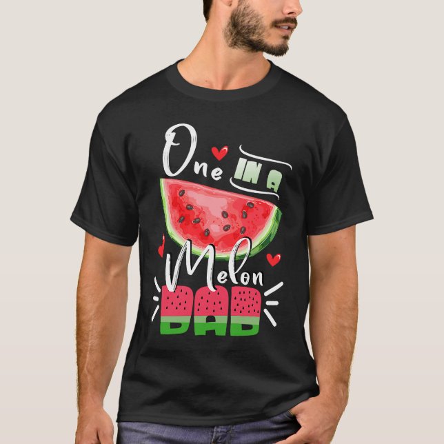 Family Watermelon Matching Group  One In A Melon D T-Shirt (Vorderseite)