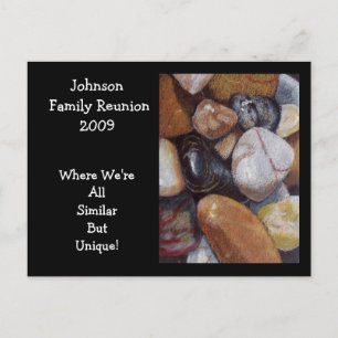 FAMILY WIEDERSEHEN 2009 POSTCARDS EINLADUNGSPOSTKARTE