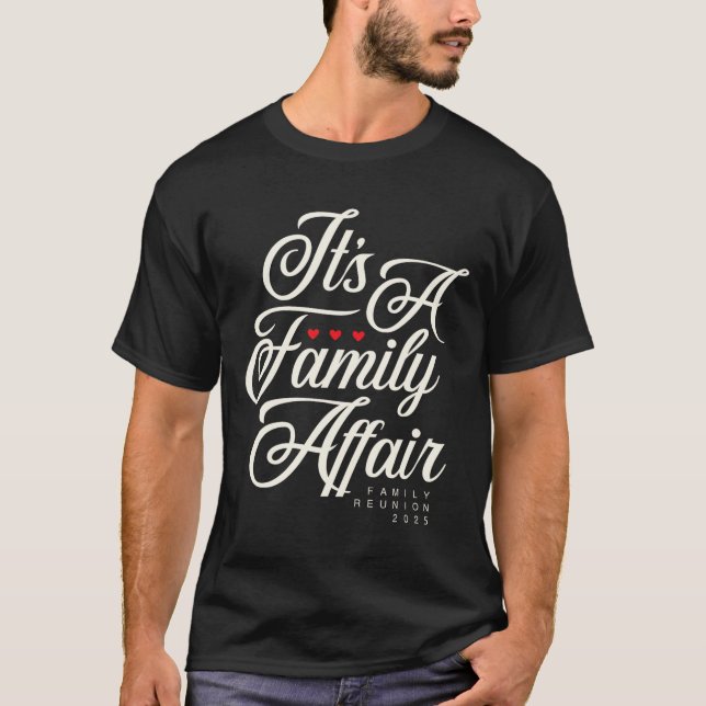 Family Wiedersehen 2025 Funny Family Party Liebe M T-Shirt (Vorderseite)