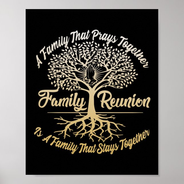 Family Wiedersehen A Family Prays Poster (Vorne)