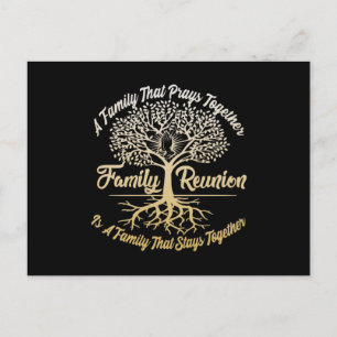 Family Wiedersehen A Family Prays Postkarte