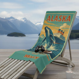 Family Wiedersehen Alaska Whale Cruise Strandtuch