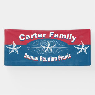 Family Wiedersehen Ansammlung Event Picnic Banner