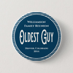 Family Wiedersehen Award Oldtimer Typ Man Button