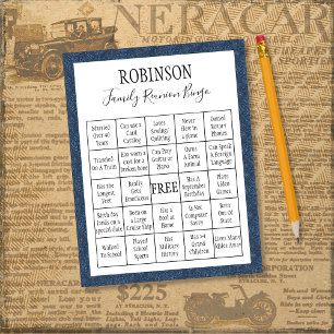Family Wiedersehen Bingo Game 2