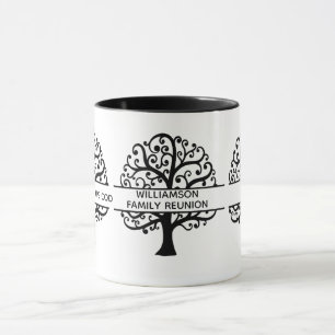 Family Wiedersehen Black Family Tree Moderner Zeic Tasse