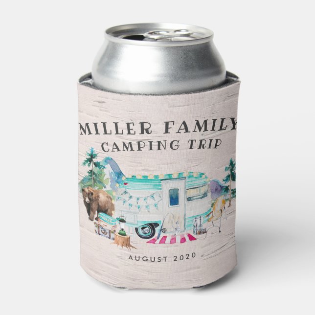 Family Wiedersehen Camping Road Trip Personalisier Dosenkühler (Kanne Vorderseite)