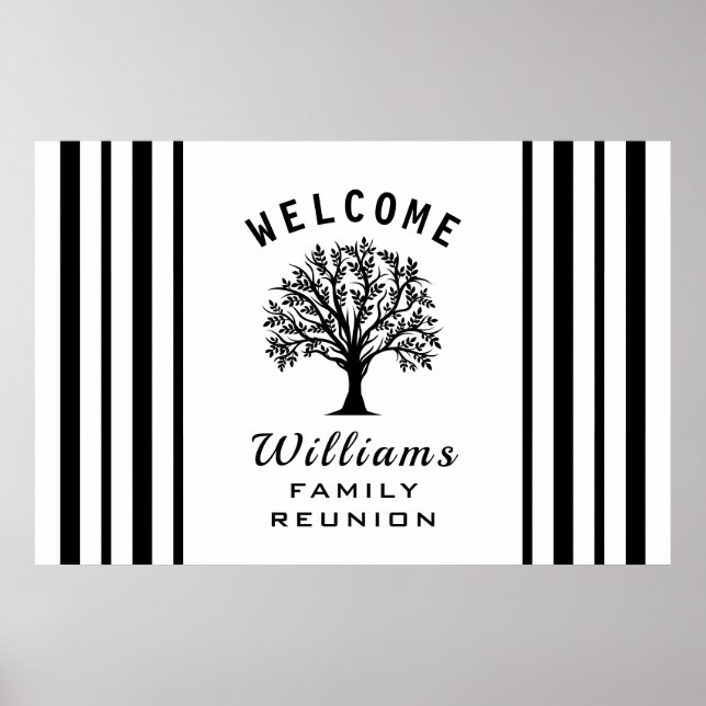 Family Wiedersehen Cool Tree Sommerurlaub Road Tri Poster (Vorne)