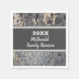 Family Wiedersehen Dinner Cocktail Snakeskin Mosai Serviette