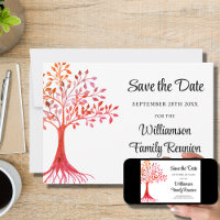 Family Wiedersehen Family Tree Save the Date