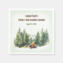 Family Wiedersehen Forest Campfire Green
