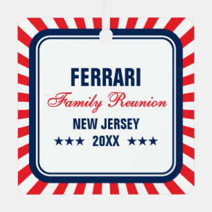 Family Wiedersehen Foto Weihnachtsdekoration Ornament Aus Metall