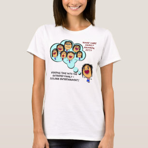 Family Wiedersehen Funny Cartoon T-Shirt