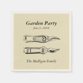 Family Wiedersehen Garden Party Paper Napkins Serviette