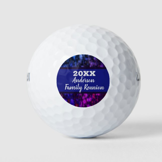 Family Wiedersehen Golf Outdoor Helle Marmorneon Golfball (Vorderseite)