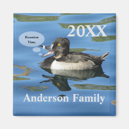 Family Wiedersehen Humore Duck auf Seeseite Magnet