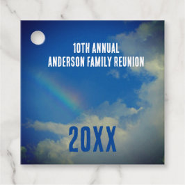 Family Wiedersehen Rainbow Colorful Summer Picinic Geschenkanhänger