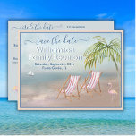 Family Wiedersehen Save the Date Beach Sand QR Cod Ankündigungspostkarte<br><div class="desc">Charmante Aquarellkarte,  die die Wiedersehen der Familie mit dieser Save the Date Postkarte ankündigt. Informationen auf der Rückseite,  um Wiedersehen-Website und Website QR-Code,  wenn gewünscht. Für besondere Wünsche oder Design-Fragen senden Sie uns einfach einen Chat oder eine E-Mail an charmdesignstudio@rcn.com und wir helfen Ihnen gerne weiter.</div>