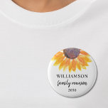 Family Wiedersehen Souvenir<br><div class="desc">Diese Wiedersehen-Taste für die Familie ist ein schöner Sake für Ihre Familie. Es ist mit einer gelben Aquarellblume dekoriert. Einfach anpassbar. Verwenden Sie die Option Weitere anpassen, um die Textgröße, den Stil oder die Farbe zu ändern. Weil wir unsere eigenen Kunstwerke erstellen, werden Sie dieses exakte Bild von anderen Designern...</div>