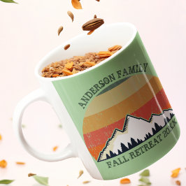 Family Wiedersehen Sunset Mountain Beautiful Green Kaffeetasse