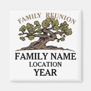 Family Wiedersehen Tree Magnet
