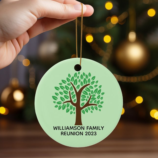 Family Wiedersehen Tree Niedlich Custom Matching W Keramik Ornament (Von Creator hochgeladen)