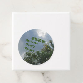 Family Wiedersehen Tropical Palm Tree Beach Urlaub Geschenkanhänger