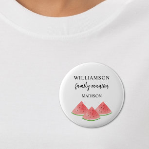 Family Wiedersehen Watermelon Individuelle Name Ta Button