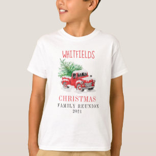 Family Wiedersehen Weihnachten Personalisiert Matc T-Shirt