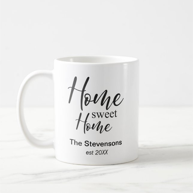 Family Zuhause Sweet Zuhause Kaffeetasse (Links)