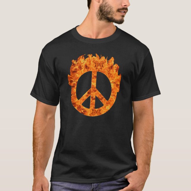 Faming Friedenszeichen-T - Shirt (Vorderseite)