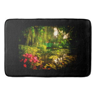 Famous Claude Monet Giverny Pond Lilies Badematte
