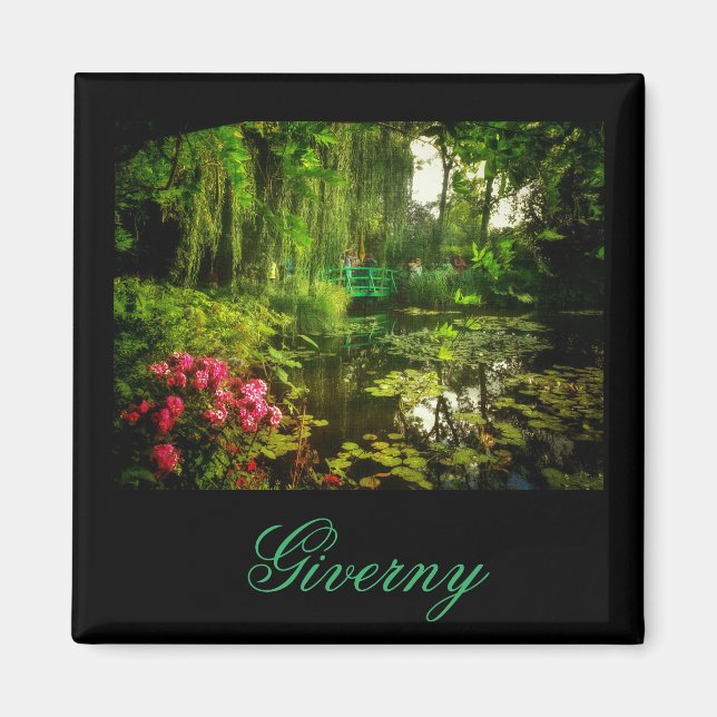 Famous Claude Monet Giverny Pond Lilies Magnet (Vorne)