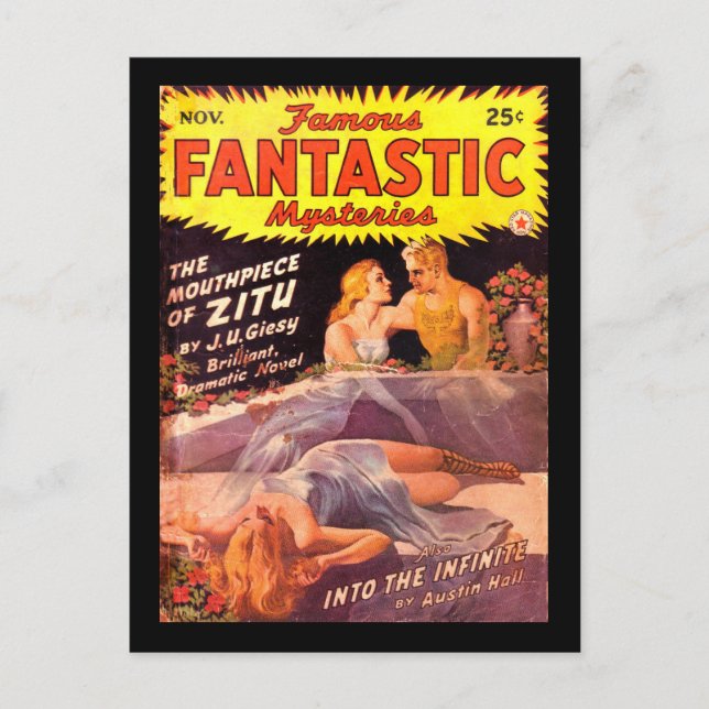 Famous Fantastic Mysteries 05-01_Pulp Art Postkarte (Vorderseite)