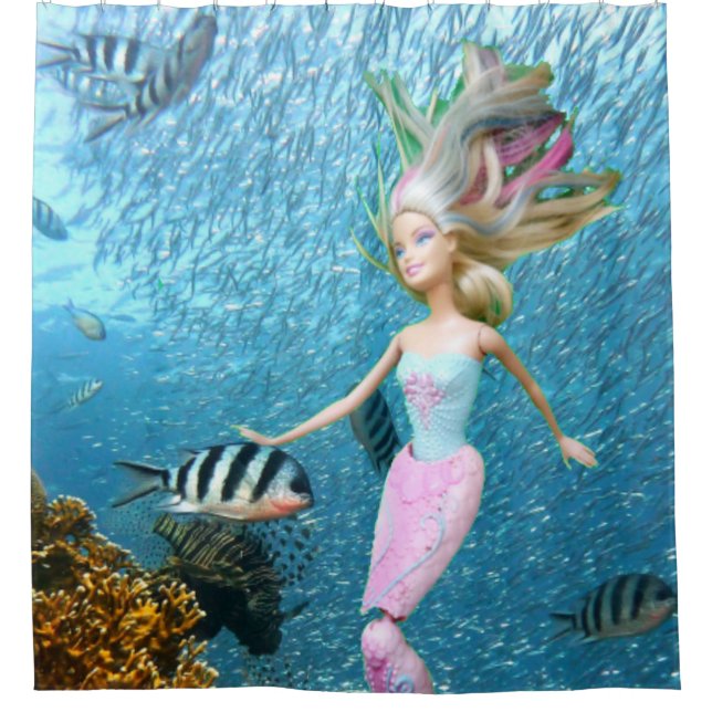 Famous Mermaid Duschvorhang (Vorderseite)
