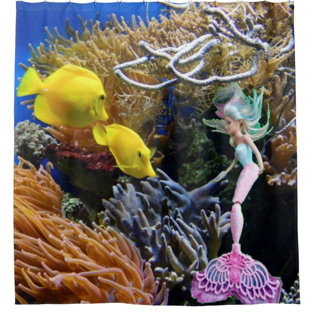 Famous Mermaid Duschvorhang (Vorderseite)