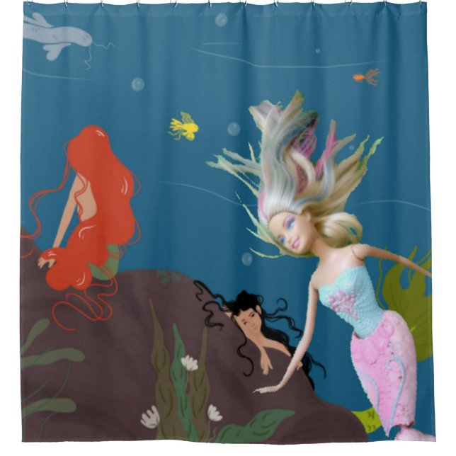 Famous Mermaid Duschvorhang (Vorderseite)