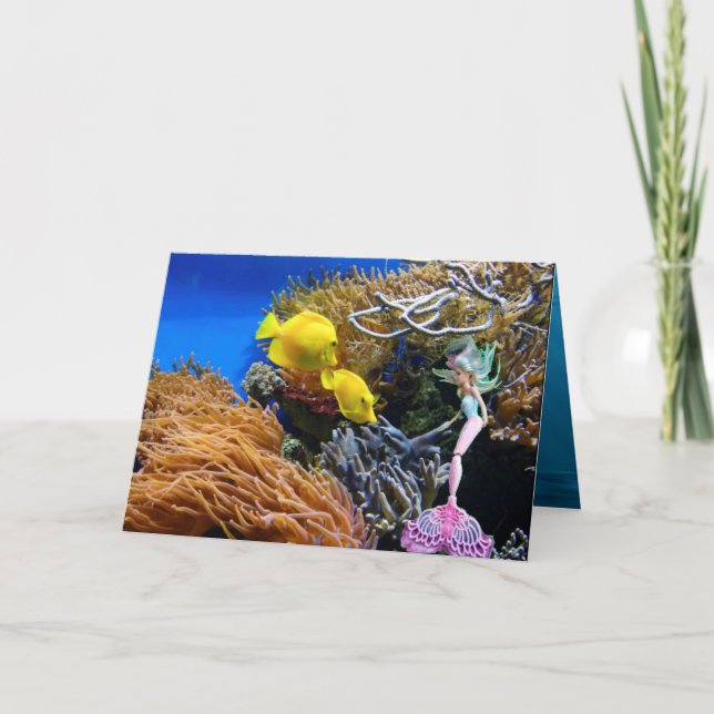 Famous Mermaid Karte (Vorderseite)