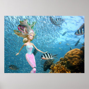 Famous Mermaid Poster
