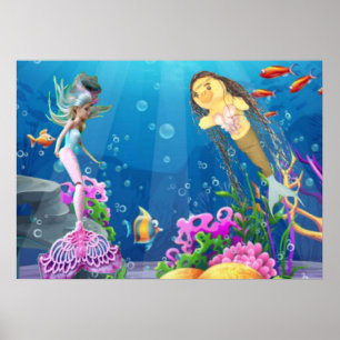 Famous Mermaid Poster