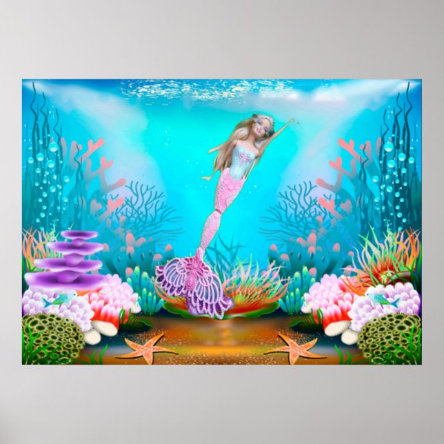 Famous Mermaid Poster (Vorne)