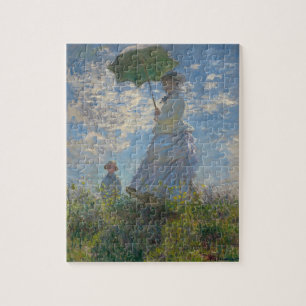 Famous Monet Painting Lady With a Parasol Puzzle