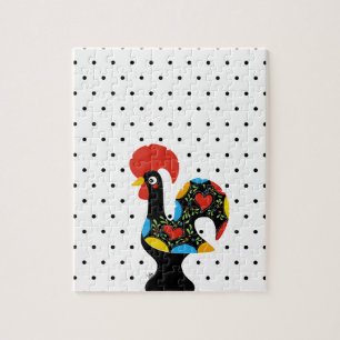 Famous Rooster of Barcelos Nr 09 - Polka Dots Puzzle