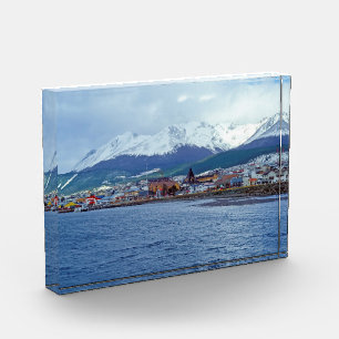 Famous Ushuaia - Tierra del Fuego, Argentinien Fotoblock