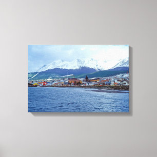 Famous Ushuaia - Tierra del Fuego, Argentinien Leinwanddruck