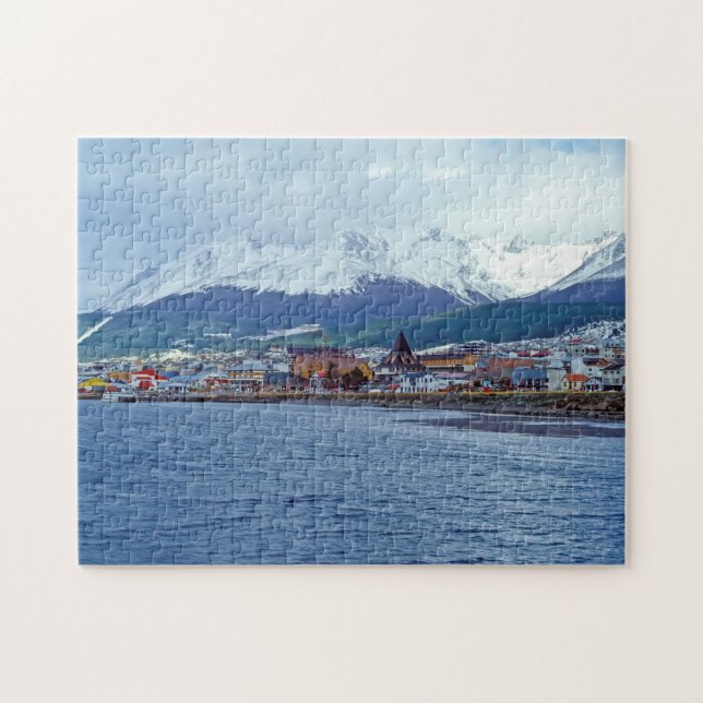 Famous Ushuaia - Tierra del Fuego, Argentinien Puzzle (Horizontal)