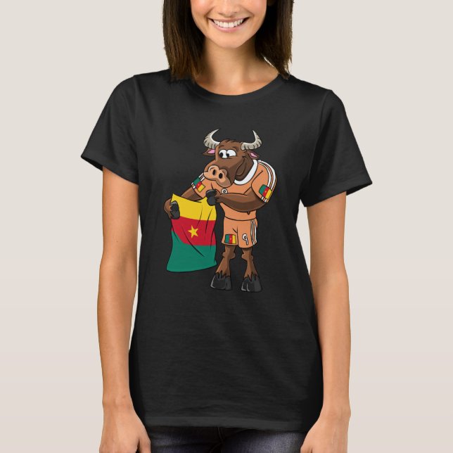 Fan Bull Cameroon T-Shirt (Vorderseite)