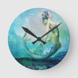 Fan Dancer Round Clock Runde Wanduhr