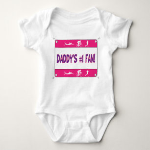 Fan das #1 des Triathlon-Vatis Baby Strampler