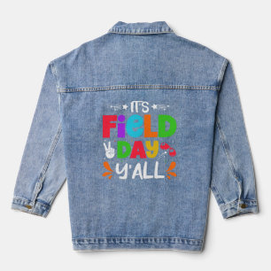 Fan Day School Rainbow Color Splash Kinder Jeansjacke